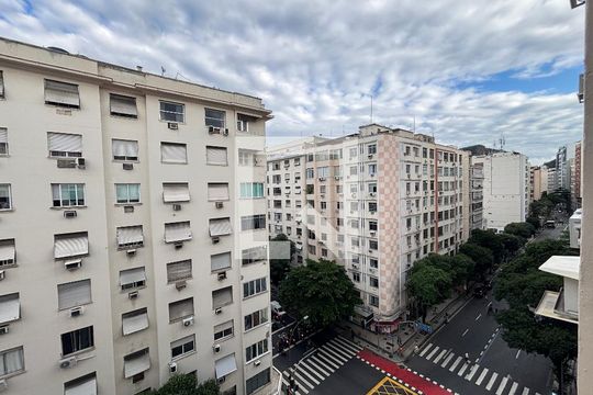 Sala/Quarto - vista de apartamento para alugar com 1 quarto, 32m² em Copacabana, Rio de Janeiro