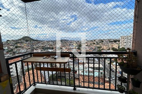 Varanda da Sala de apartamento à venda com 3 quartos, 70m² em Piedade, Rio de Janeiro