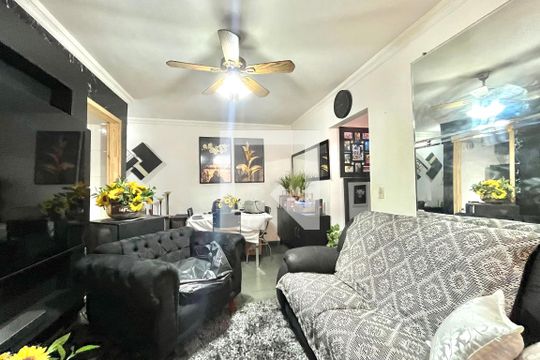 Sala de apartamento à venda com 1 quarto, 48m² em Vila Guarani, São Paulo