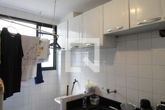 Cozinha e Área de Serviço de apartamento à venda com 2 quartos, 55m² em Santa Monica, Belo Horizonte