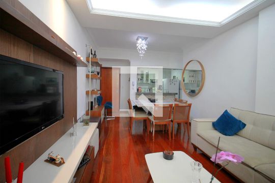 Sala de apartamento à venda com 2 quartos, 105m² em União, Belo Horizonte