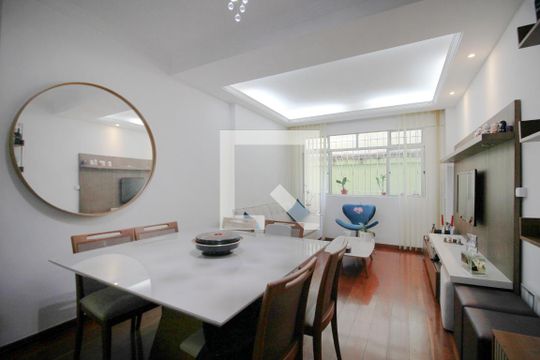 Sala de apartamento à venda com 2 quartos, 105m² em União, Belo Horizonte