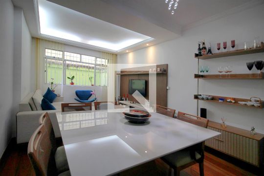 Sala de apartamento à venda com 2 quartos, 105m² em União, Belo Horizonte
