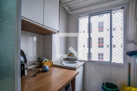 Cozinha e Área de Serviço de apartamento à venda com 2 quartos, 52m² em Vila Sao Pedro, Santo André
