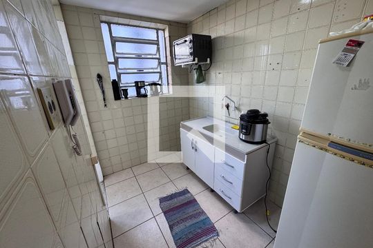 Cozinha de apartamento à venda com 1 quarto, 40m² em São Miguel, São Leopoldo