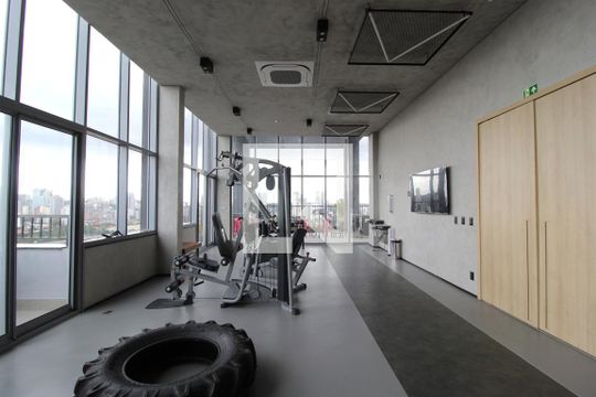 Área Comum - Academia de kitnet/studio para alugar com 1 quarto, 24m² em Vila Olímpia, São Paulo