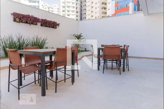 Área comum de kitnet/studio para alugar com 1 quarto, 25m² em Bela Vista, São Paulo