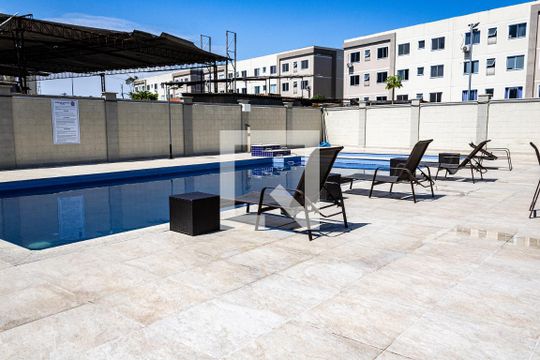 Área comum - Piscina de apartamento à venda com 2 quartos, 42m² em Campo Grande, Rio de Janeiro