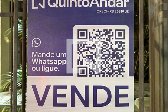 Placa de apartamento à venda com 1 quarto, 48m² em Menino Deus, Porto Alegre
