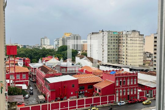 Vista da Sala de apartamento para alugar com 2 quartos, 70m² em Centro, Rio de Janeiro