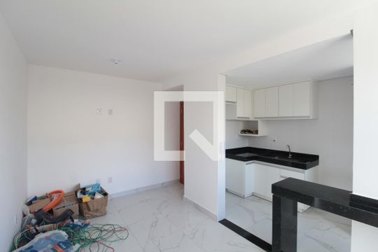 Sala de apartamento para alugar com 2 quartos, 60m² em Santa Branca, Belo Horizonte
