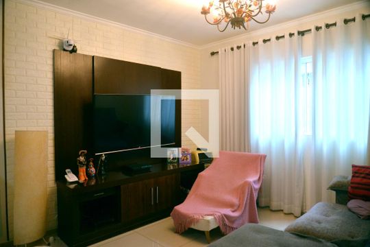 Sala de apartamento para alugar com 2 quartos, 69m² em Vila Alzira, Santo André