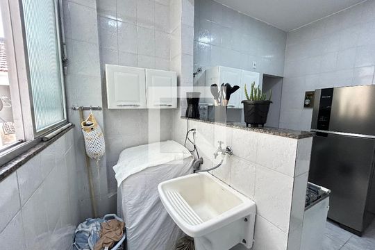 Área de Serviço de apartamento à venda com 2 quartos, 60m² em Engenho de Dentro, Rio de Janeiro
