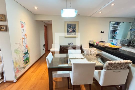 Sala  de apartamento à venda com 2 quartos, 100m² em Jardim, Santo André