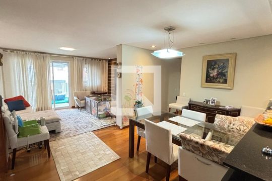 Sala  de apartamento à venda com 2 quartos, 100m² em Jardim, Santo André