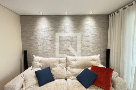 Sala  de apartamento à venda com 2 quartos, 100m² em Jardim, Santo André