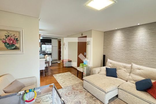 Sala  de apartamento à venda com 2 quartos, 100m² em Jardim, Santo André