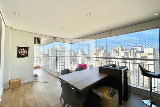 Varanda de apartamento para alugar com 3 quartos, 97m² em Chácara Inglesa, São Paulo
