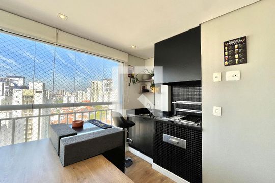 Varanda de apartamento para alugar com 3 quartos, 97m² em Chácara Inglesa, São Paulo