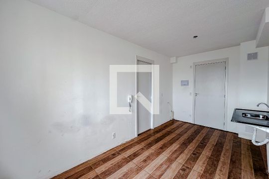 Sala/Cozinha de apartamento para alugar com 1 quarto, 27m² em Belenzinho, São Paulo