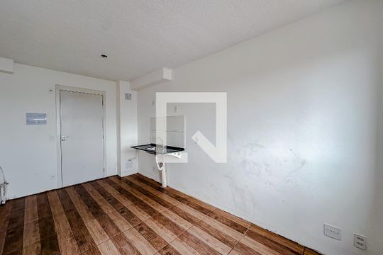 Sala/Cozinha de apartamento para alugar com 1 quarto, 27m² em Belenzinho, São Paulo