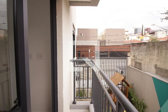 Varanda da Sala de apartamento para alugar com 2 quartos, 35m² em Parque da Vila Prudente, São Paulo