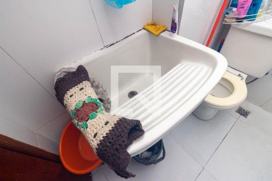 Banheiro de apartamento para alugar com 1 quarto, 37m² em Campos Elíseos, São Paulo