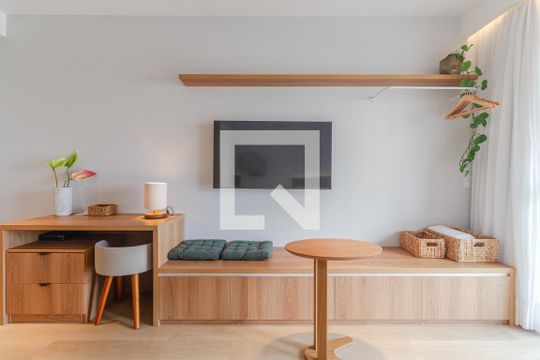 Studio de kitnet/studio para alugar com 1 quarto, 24m² em Pinheiros, São Paulo