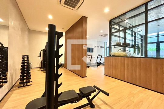 Área comum - Academia de kitnet/studio para alugar com 1 quarto, 26m² em Vila Clementino, São Paulo