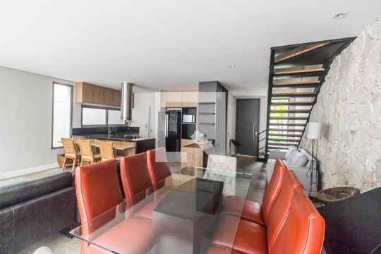 Sala de Jantar de apartamento à venda com 3 quartos, 200m² em Tamboré, Santana de Parnaíba