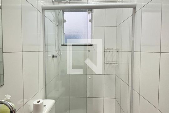 Banheiro da Suíte de apartamento para alugar com 2 quartos, 110m² em Vila Assunção, Santo André