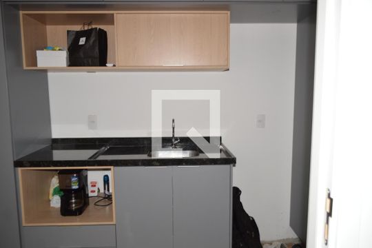 Cozinha de apartamento à venda com 1 quarto, 24m² em Vila Mariana, São Paulo