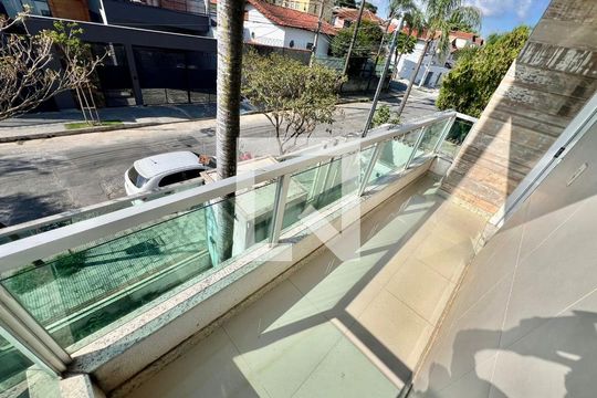 Varanda Quarto 2 de apartamento para alugar com 3 quartos, 140m² em Santa Amelia, Belo Horizonte