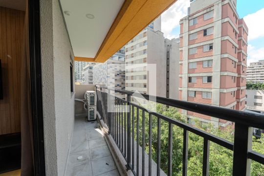 Sacada de apartamento para alugar com 1 quarto, 34m² em Bela Vista, São Paulo