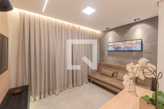 Sala de apartamento para alugar com 1 quarto, 34m² em Bela Vista, São Paulo