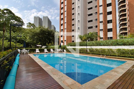 Área comum - Piscina de apartamento à venda com 3 quartos, 145m² em Parque Bairro Morumbi, São Paulo