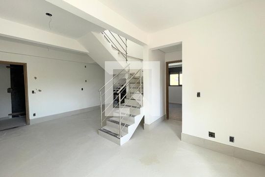 Sala/cozinha de apartamento à venda com 2 quartos, 167m² em Santo Antônio, Belo Horizonte