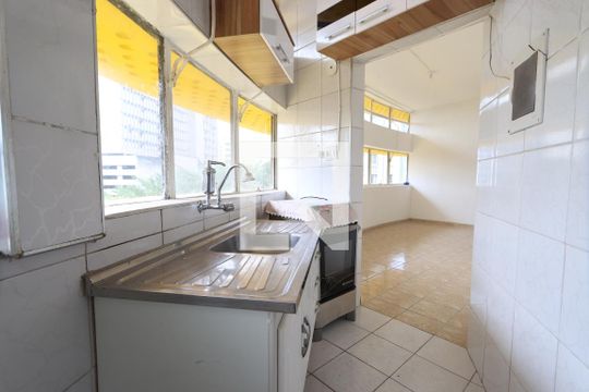 Cozinha de kitnet/studio à venda com 1 quarto, 35m² em Centro Histórico de São Paulo, São Paulo