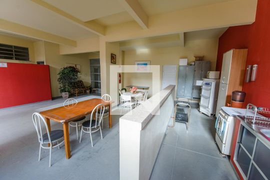 Área comum - Salão de festas de apartamento para alugar com 1 quarto, 46m² em Centro, Taubaté
