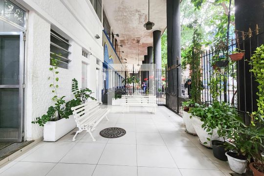 Área comum de apartamento para alugar com 1 quarto, 40m² em Botafogo, Rio de Janeiro
