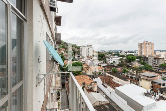 Varanda da Sala de apartamento para alugar com 2 quartos, 60m² em Riachuelo, Rio de Janeiro