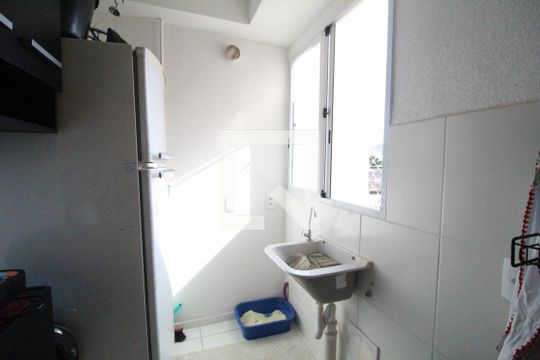 Área de Serviço de apartamento à venda com 2 quartos, 45m² em Gardênia Azul, Rio de Janeiro