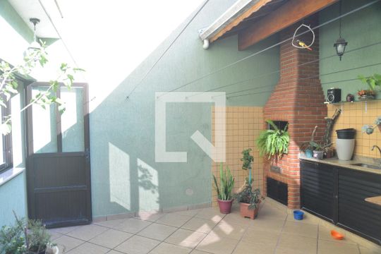 Área gourmet de casa à venda com 4 quartos, 191m² em Parque das Nações, Santo André