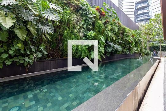 Área comum - Piscina de apartamento para alugar com 1 quarto, 55m² em Itaim Bibi, São Paulo