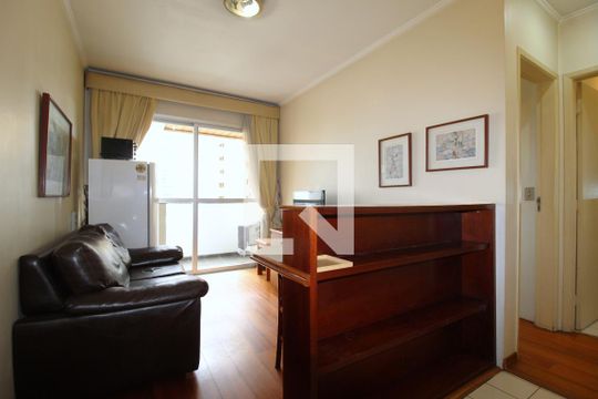 Sala/Cozinha de apartamento para alugar com 1 quarto, 33m² em Vila Uberabinha, São Paulo