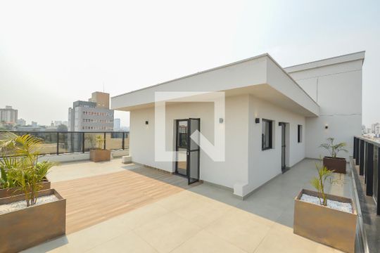 Área comum - Churrasqueira de apartamento à venda com 1 quarto, 25m² em Vila Campestre, São Bernardo do Campo
