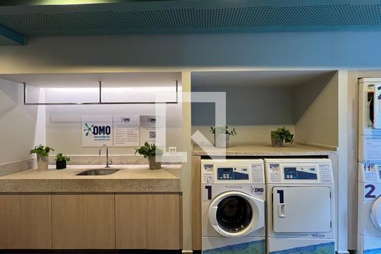 Lavanderia de kitnet/studio para alugar com 1 quarto, 25m² em Sumarezinho, São Paulo