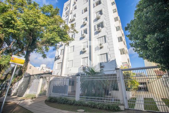 Fachada de apartamento à venda com 1 quarto, 44m² em Jardim Botânico, Porto Alegre