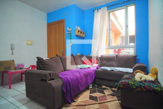 Sala de apartamento à venda com 2 quartos, 50m² em Canudos, Novo Hamburgo