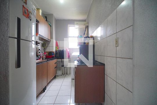 Cozinha de apartamento à venda com 2 quartos, 50m² em Canudos, Novo Hamburgo